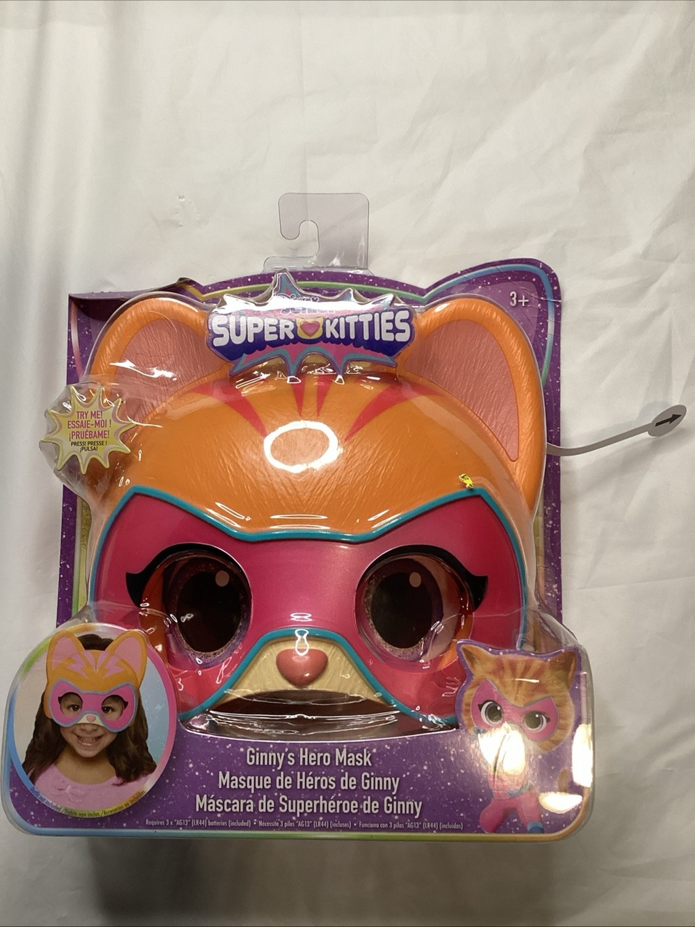 Disney Super Kitties Ginny's Hero Mask - Orange & Pink